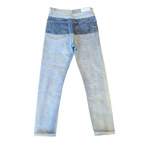 RE/DONE X LEVIS Jeans Women's 26 Two Tone Button Fly Made In USA